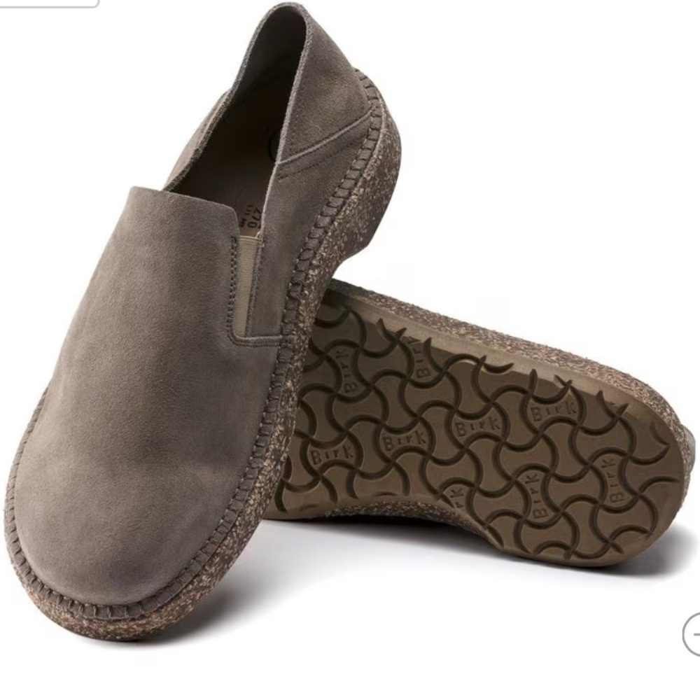 Birkenstock Callan Suede Leather - Gray Taupe